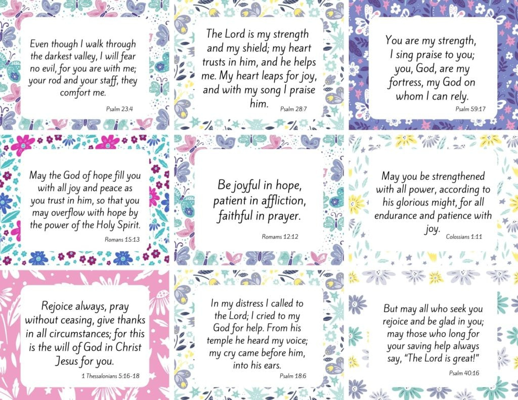 100 Amazing (And Free) Printable Scripture Cards - with regard to Free Printable Scripture Cards