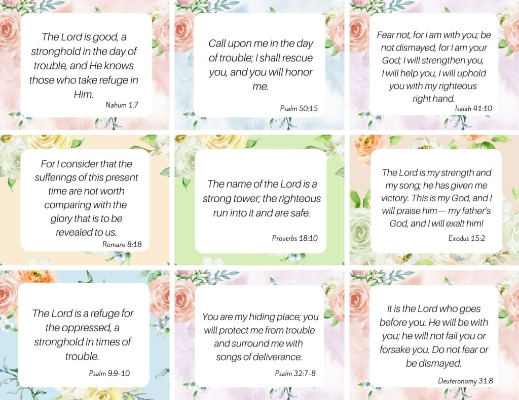 100 Amazing (And Free) Printable Scripture Cards - within Free Printable Scripture Cards