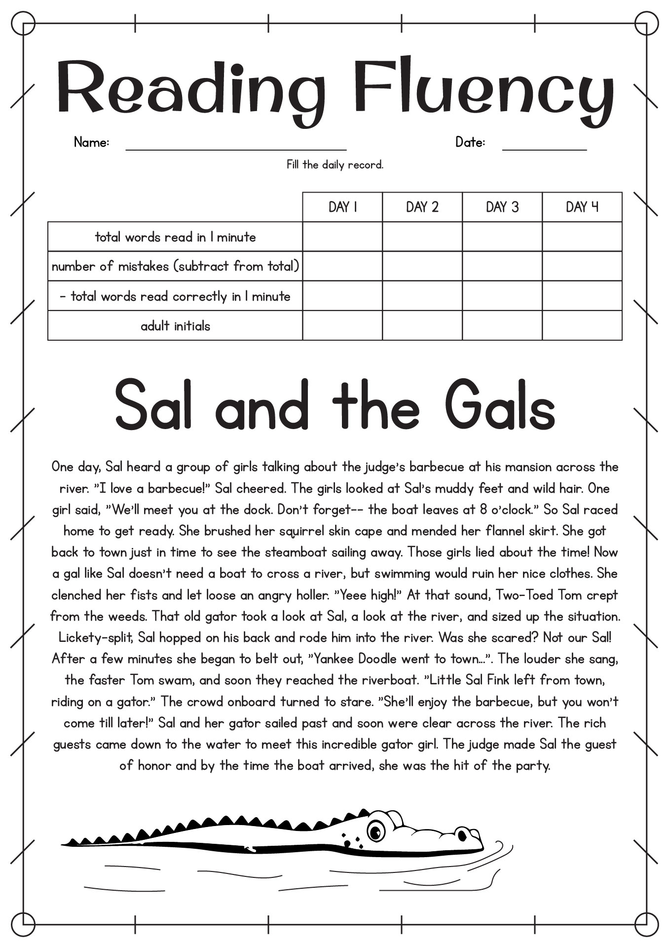 15 Fourth Grade Reading Comp Worksheets - Free Pdf At Worksheeto inside Free Printable 4Th Grade Reading Fluency Passages