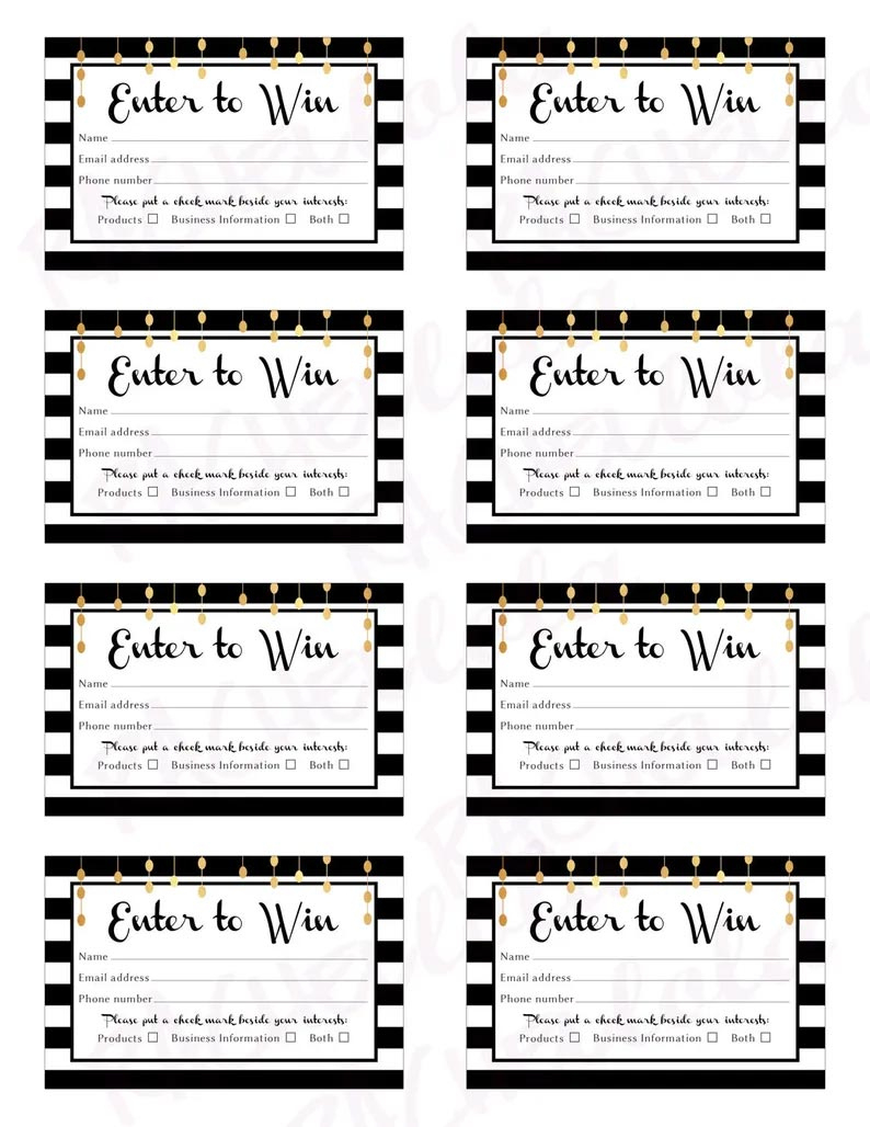 25+ Raffle Ticket Templates Printable (Free /Paid) - 2024 with Diaper Raffle Tickets Free Printable Black And White