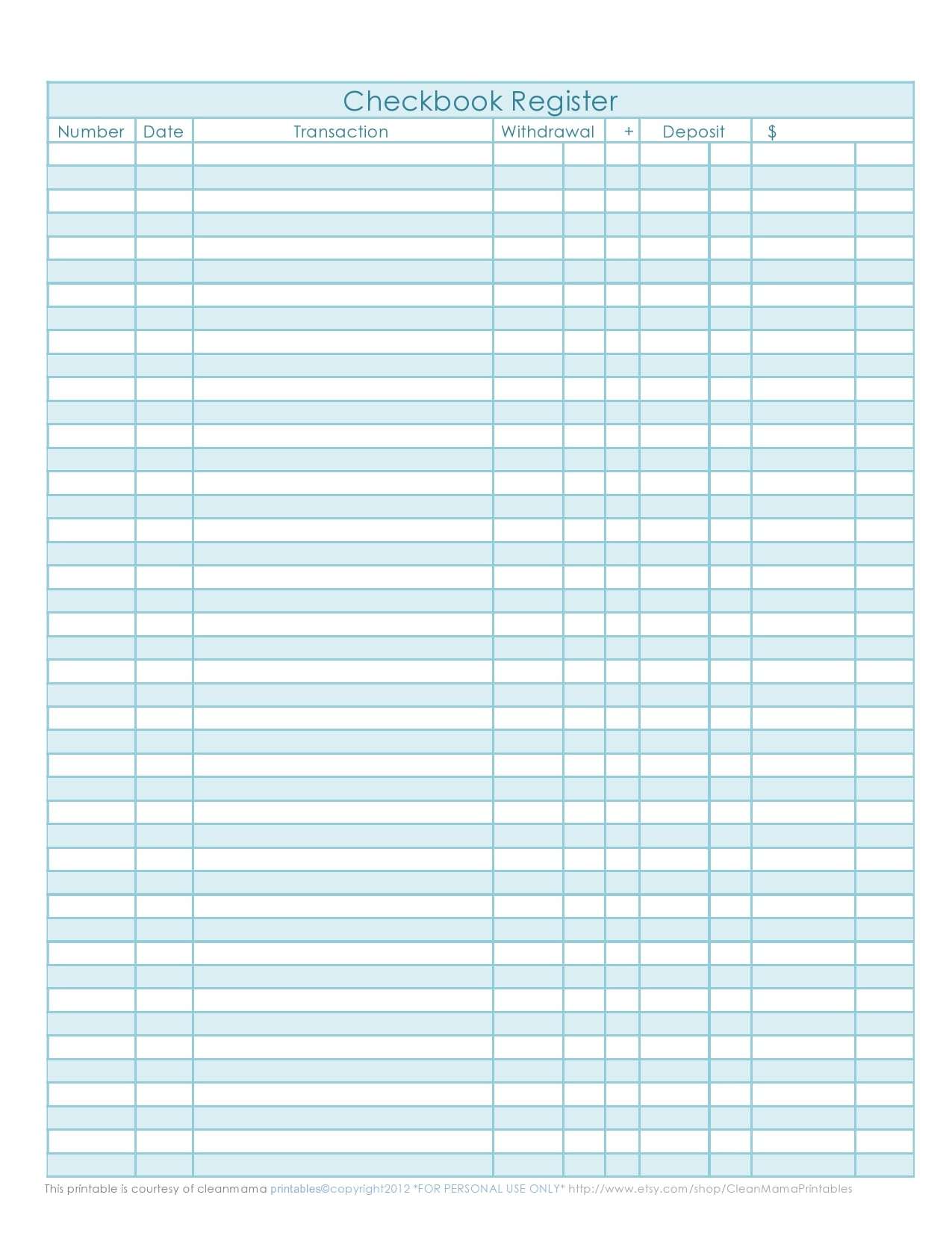 30 Printable Check Register Templates (Excel) - Templatearchive inside Free Printable Check Register Template