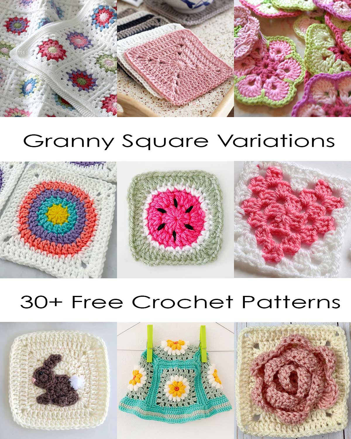 31 Unique Crochet Granny Square Patterns • Craft Passion regarding Free Printable Crochet Granny Square Patterns For Beginners