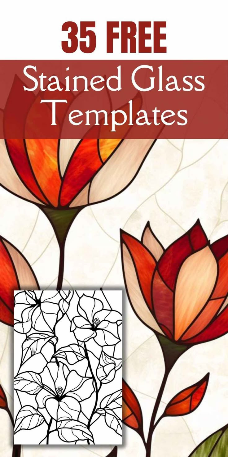 35 Free Printable Stained Glass Patterns! within Printable Beginner Stained Glass Patterns