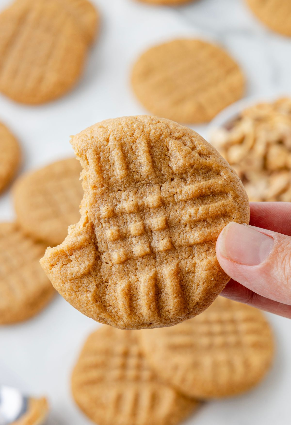4 Ingredient Peanut Butter Cookies with Peanut Butter Cookies Recipe Printable