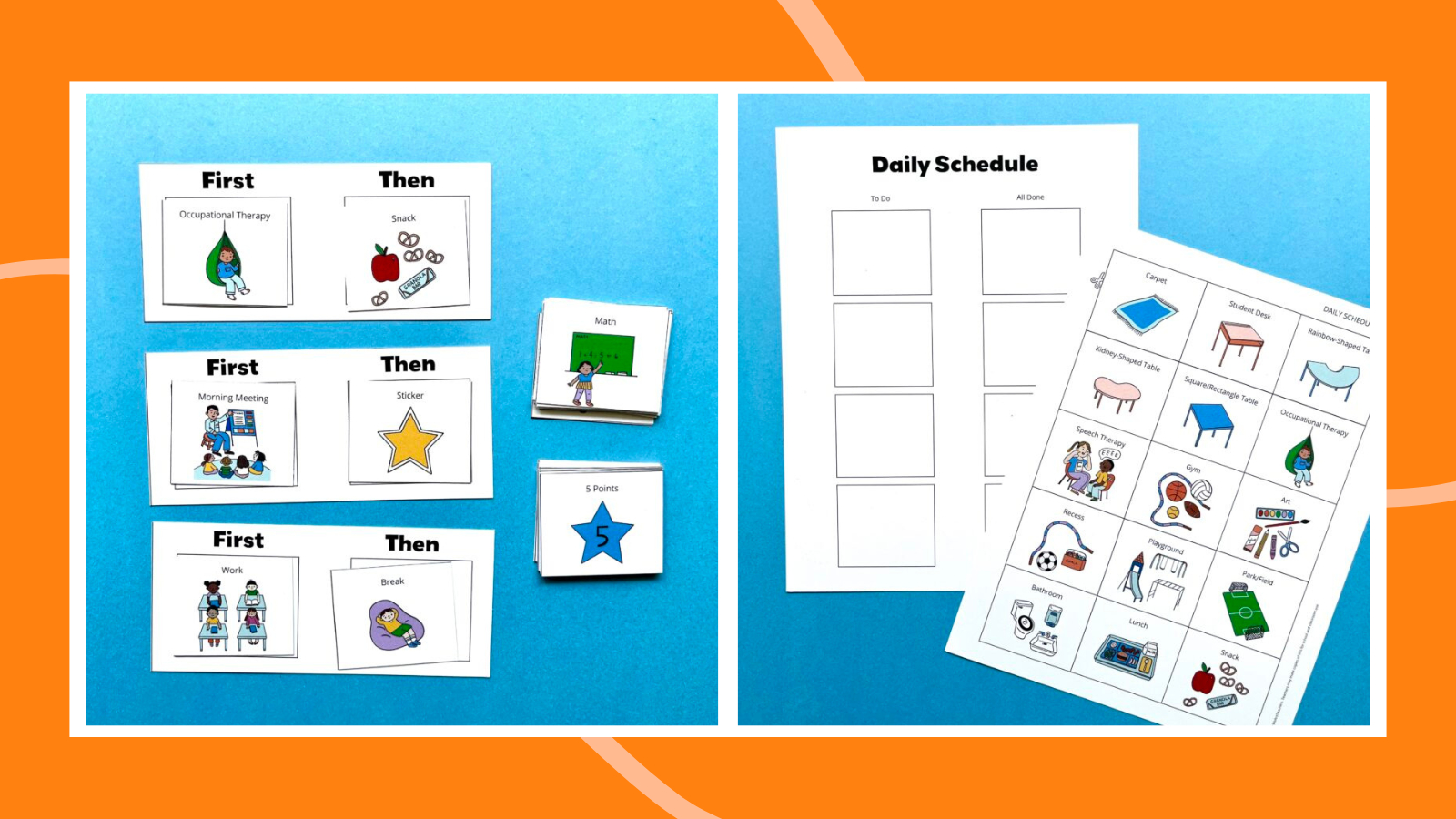 5 Free Visual Schedule Templates (Plus How To Use Them) throughout Free Printable Visual Schedule For Classroom