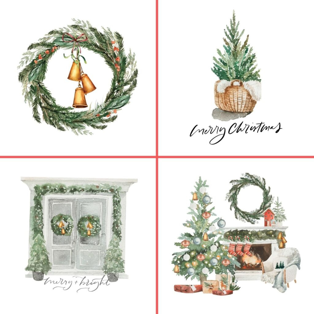 50 Festive Free Christmas Printables For Your Home regarding Free Printable Christmas Images