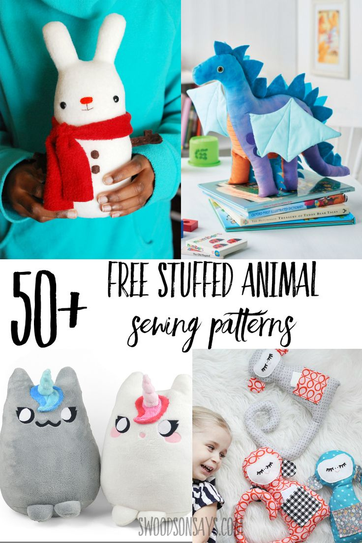 50+ Free Printable Stuffed Animal Patterns - Swoodson Says in Free Printable Stuffed Animal Patterns