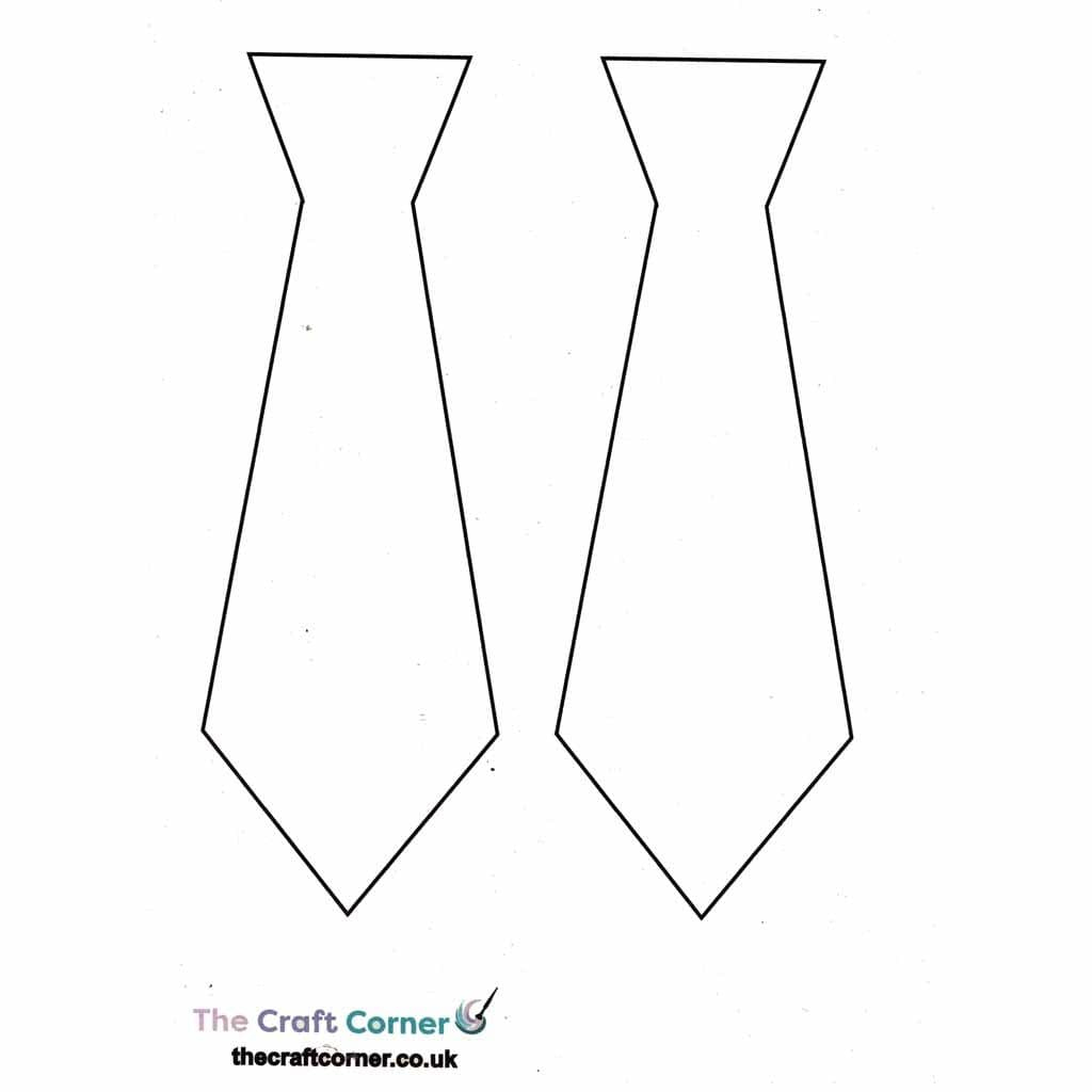A Free Tie Pattern regarding Printable Template of a Tie