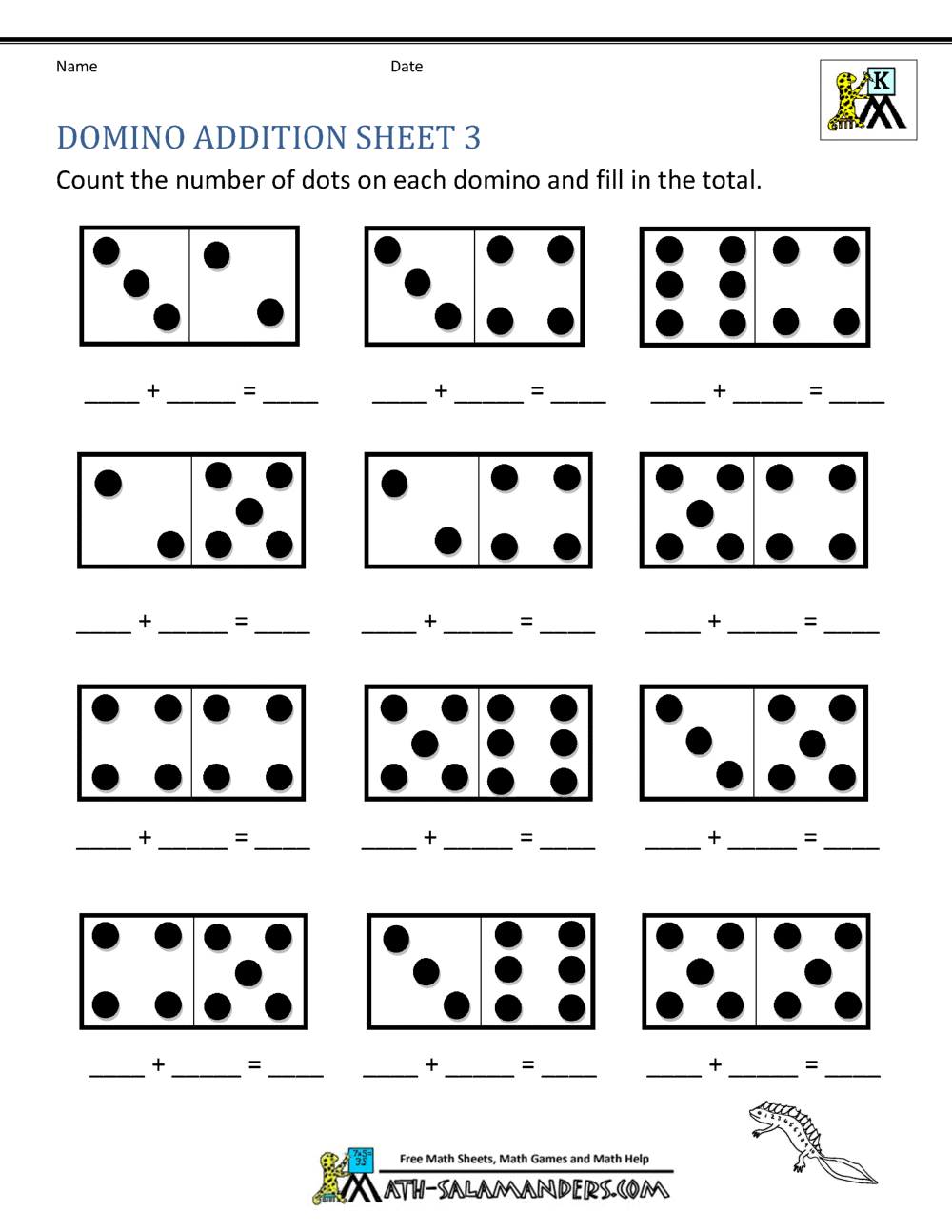 Addition Math Worksheets For Kindergarten pertaining to Printable Addition Worksheets For Kindergarten