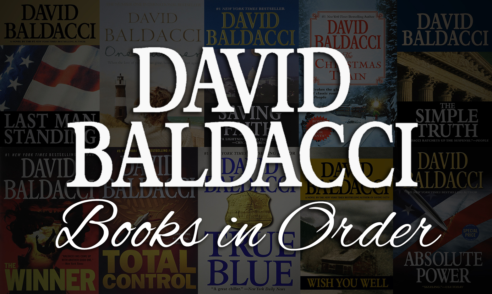 All 60+ David Baldacci Books In Order | Ultimate Guide pertaining to David Baldacci Books in Order Printable List