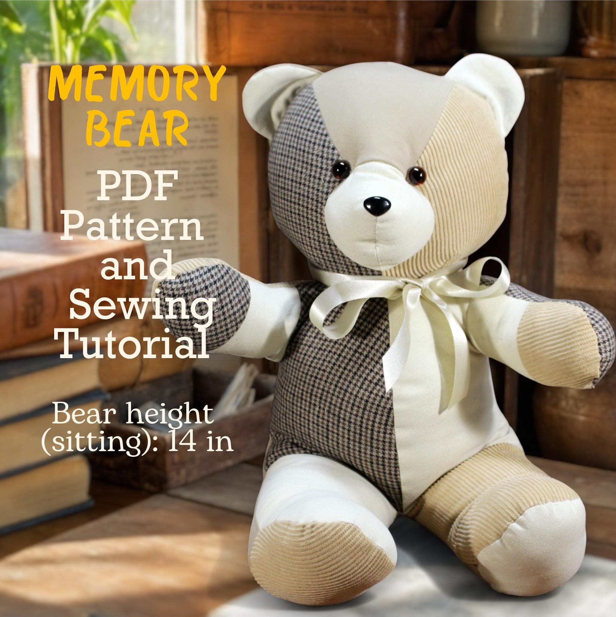 Beginner Memory Bear Sewing Pattern Free Printable Free Pattern throughout Free Memory Bear Pattern Printable