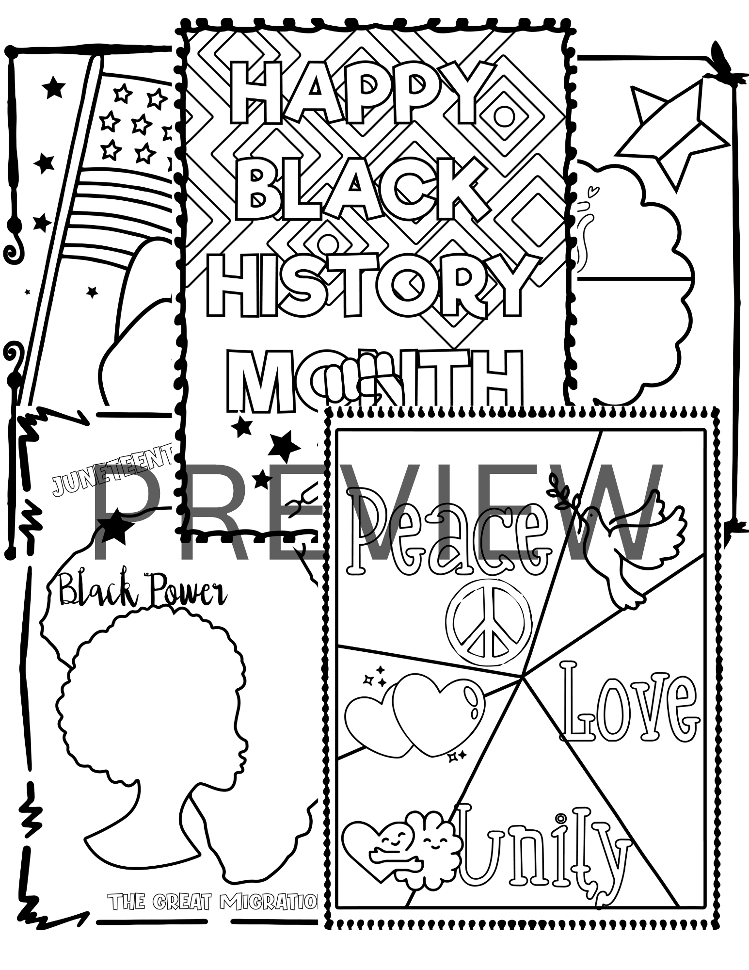 Black History Month Coloring Pages | Teaching Resources for Black History Month Printable Activities