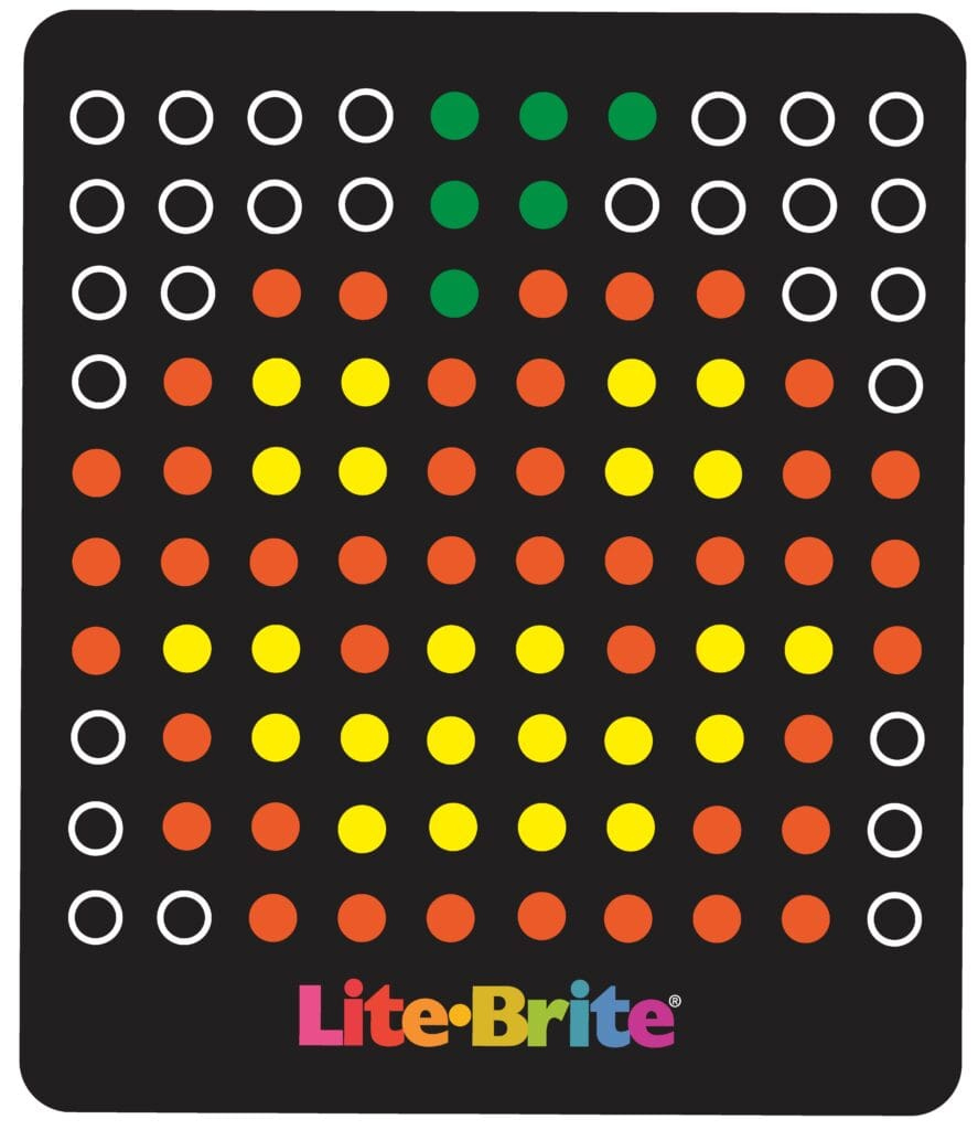 Brite Templates Printable Lite Brite Refills Light Brite Patterns in Free Printable Lite Brite Patterns