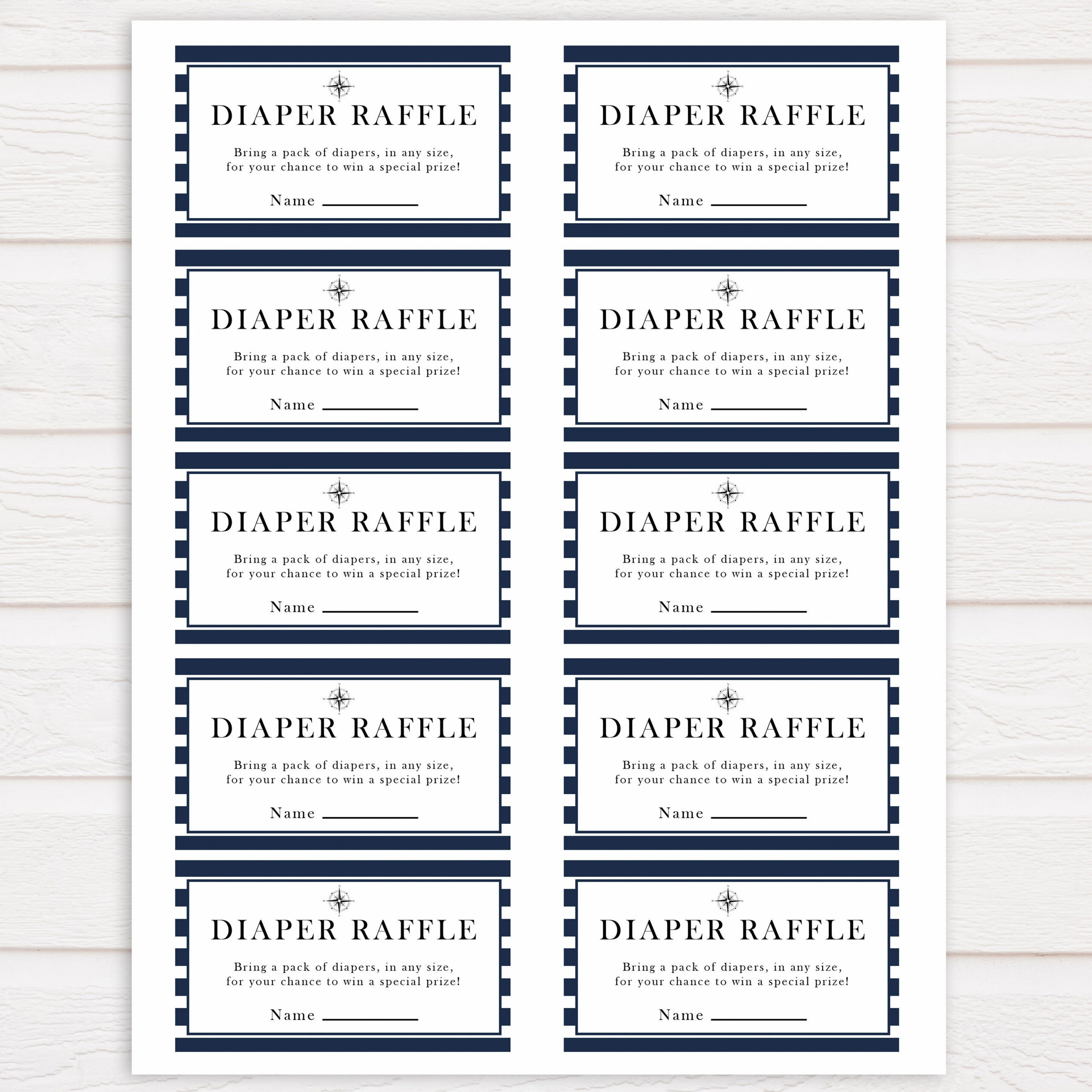 Buy Diaper Raffle Printable Hotsell Black Friday inside Diaper Raffle Tickets Free Printable Black and White