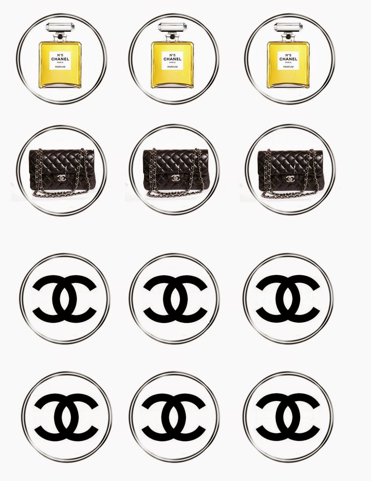 Chanel Free Printable Party Kit. - Oh My Fiesta! In English regarding Free Printable Printable Chanel Logo