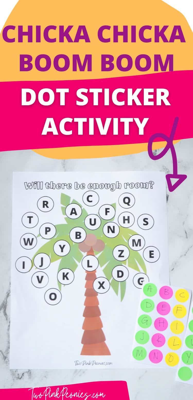 Chicka Chicka Boom Boom Printable Tree {Instant Download} regarding Free Printable Chicka Chicka Boom Boom Tree Template