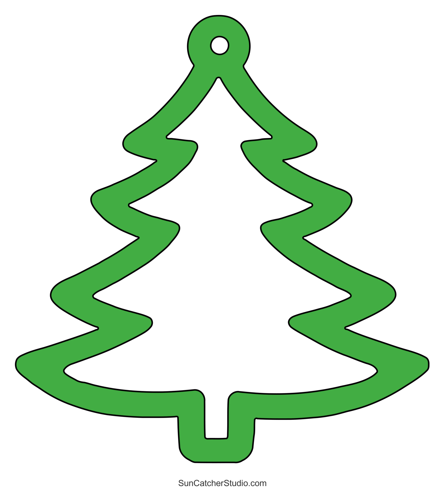 Christmas Tree Templates And Stencils (Free Printable Patterns with regard to Outline Printable Christmas Tree Clipart