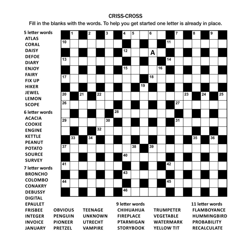Crossword Puzzles - Worksheets Library intended for Printable Crossword Puzzles For Teens