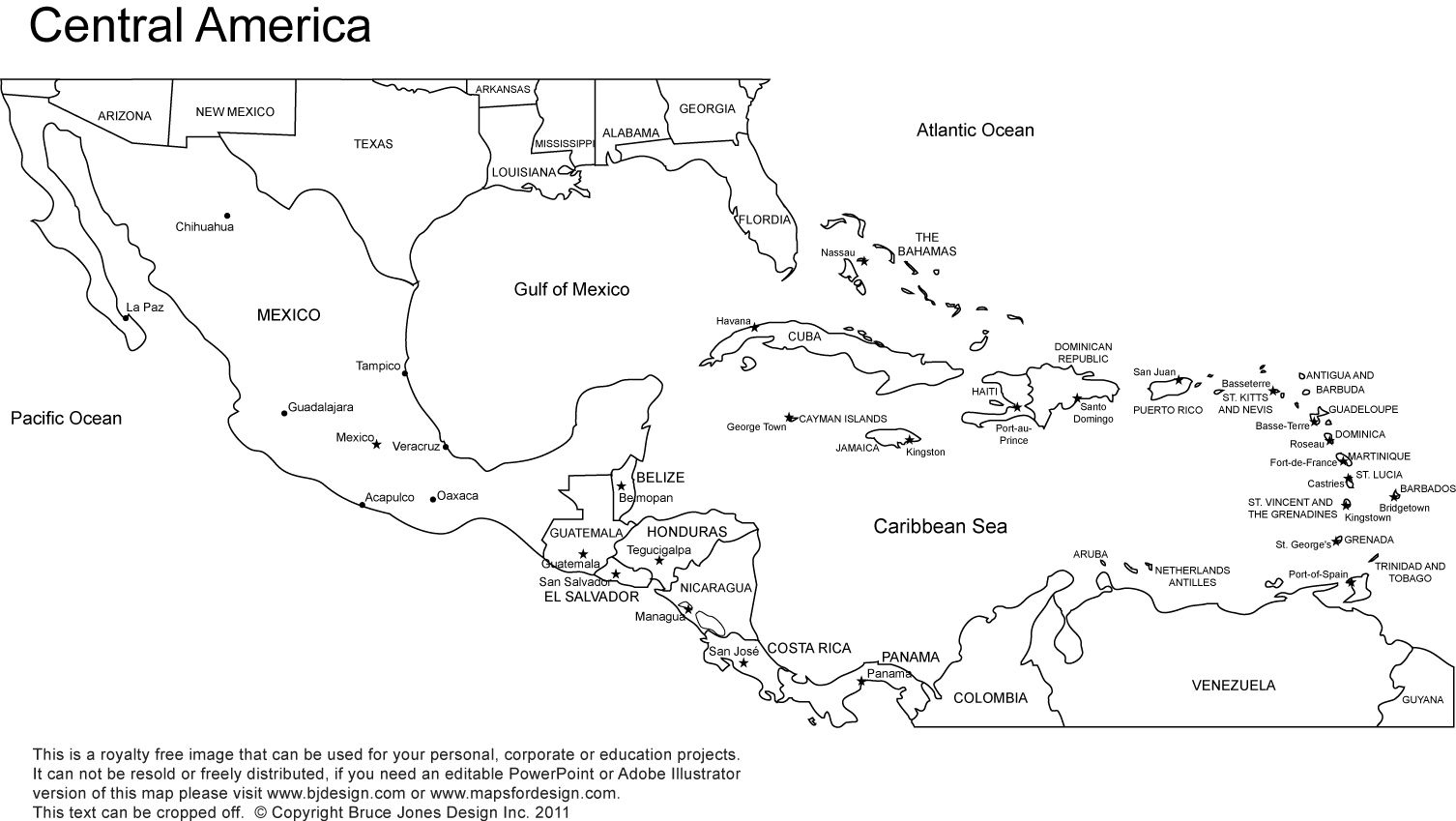Discover 7 Maps And Printable Map Of Central America Ideas intended for Printable Map Of Central America
