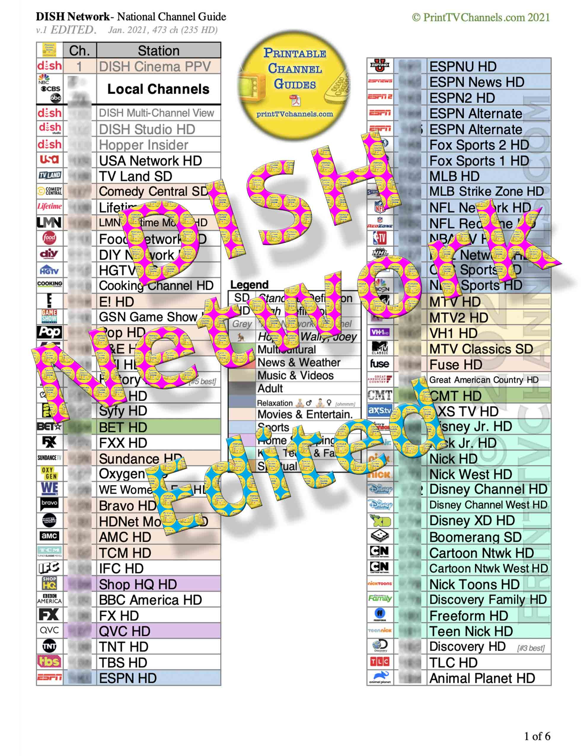 Dish Tv Channel Guide | International Channels | Free Pdf Download pertaining to Printable Dish Network Channel Guide By Zip Code