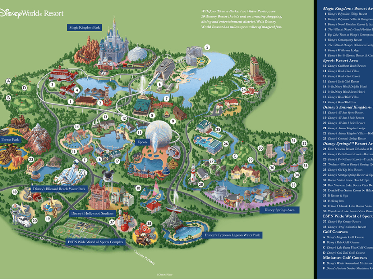 Disney World Maps - With Magic Kingdom Map with regard to Disney World Magic Kingdom Map Printable