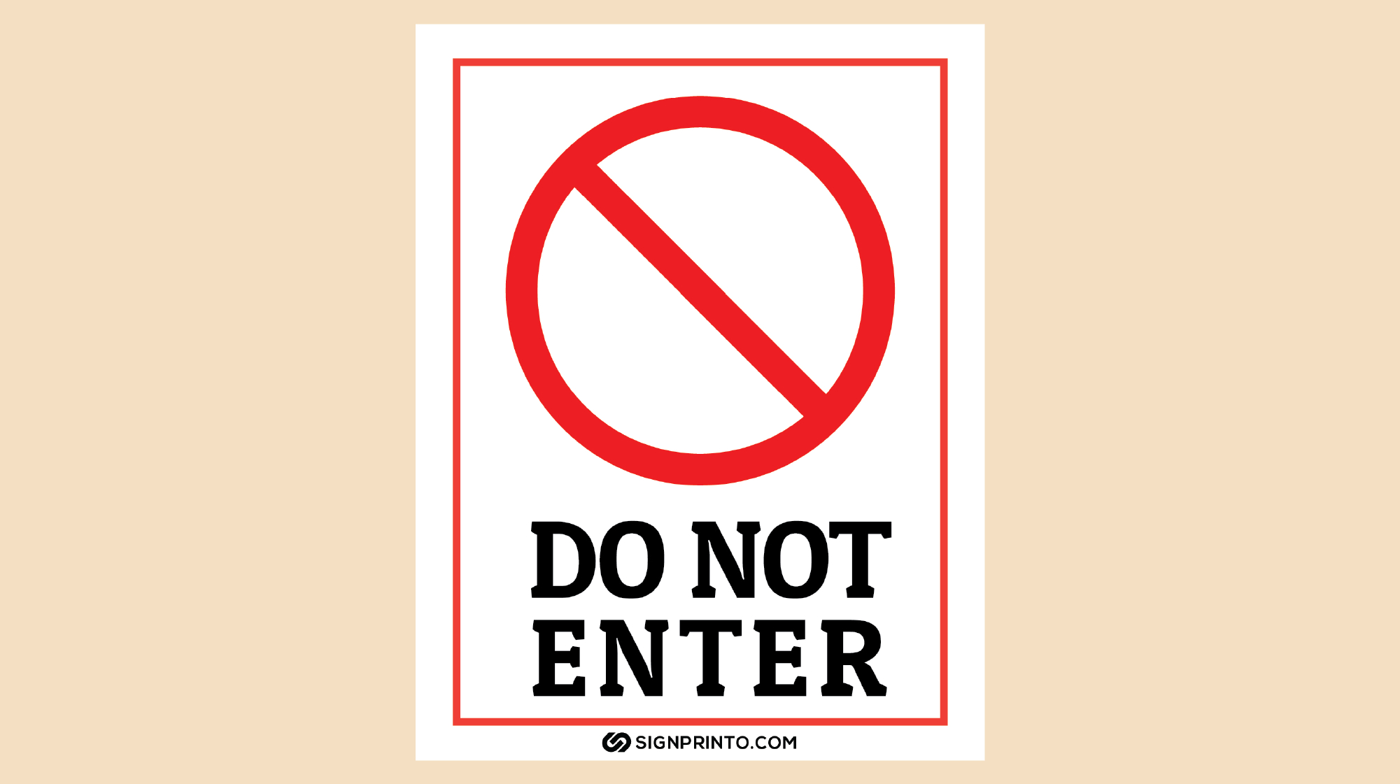 Do Not Enter Sign- Download Free Printable Pdf with regard to Do Not Enter Sign Printable Free