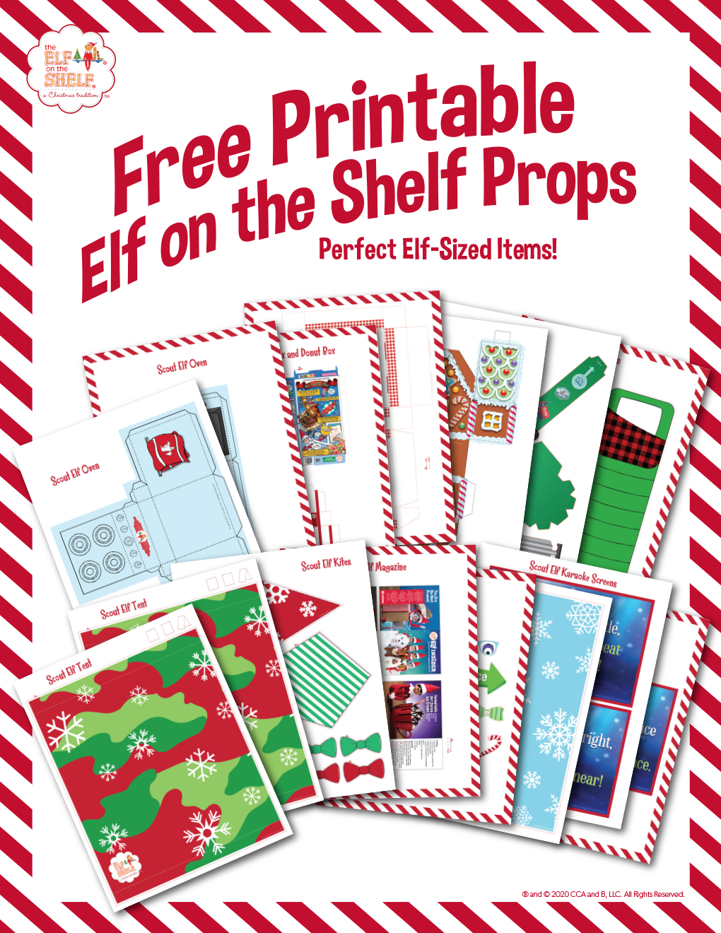 Download Free Printable Elf On The Shelf Props | The Elf On The Shelf inside Elf on a Shelf Printables