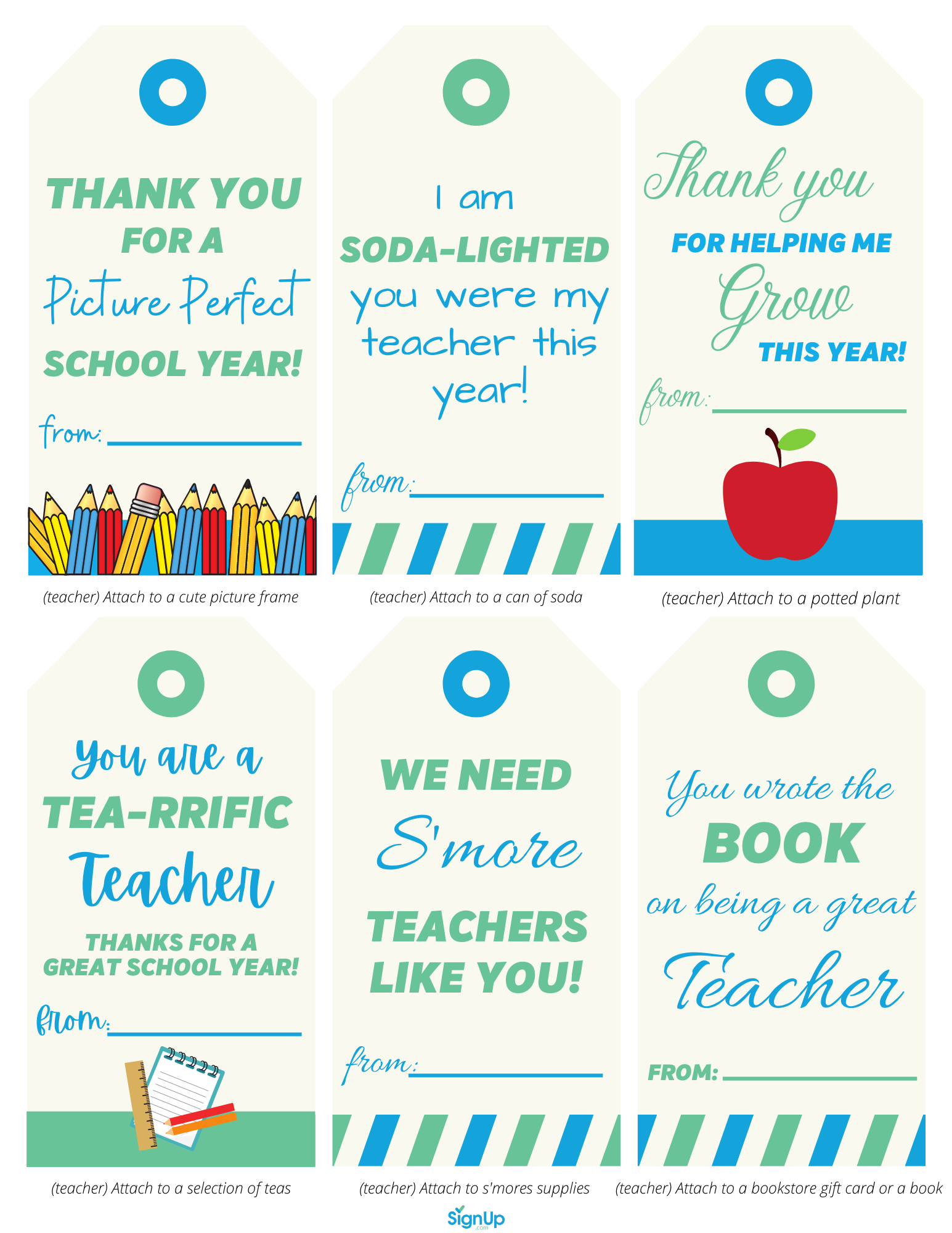 End Of Year Printable Thank You Notes | Signup in Free Printable Thank You Cards For Teachers
