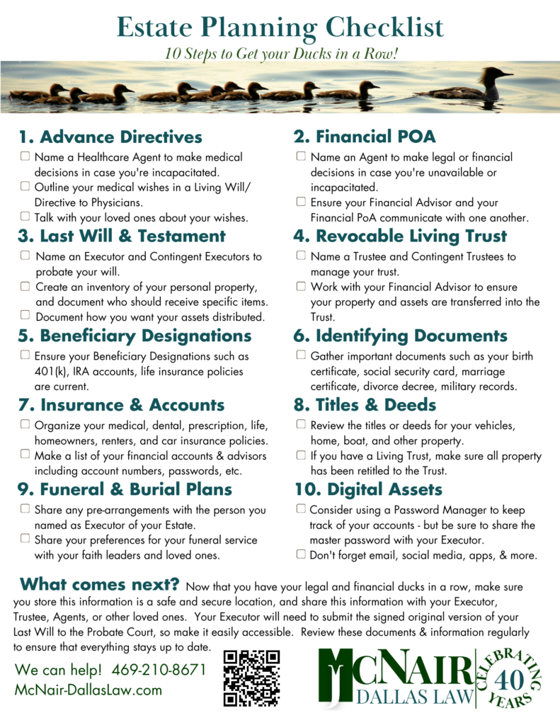 Estate Planning Checklist For 2024: A Comprehensive Guide within Free Printable Estate Planning Checklist