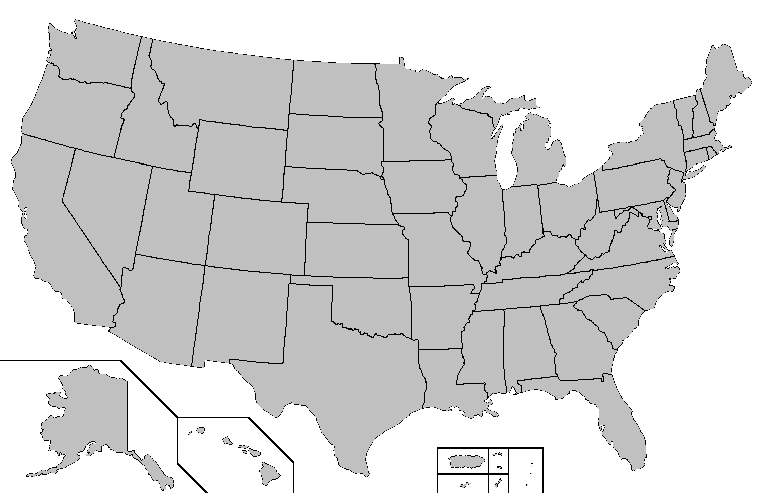 File:blank Map Of The United States - Wikimedia Commons within Us State Outline Map Printable