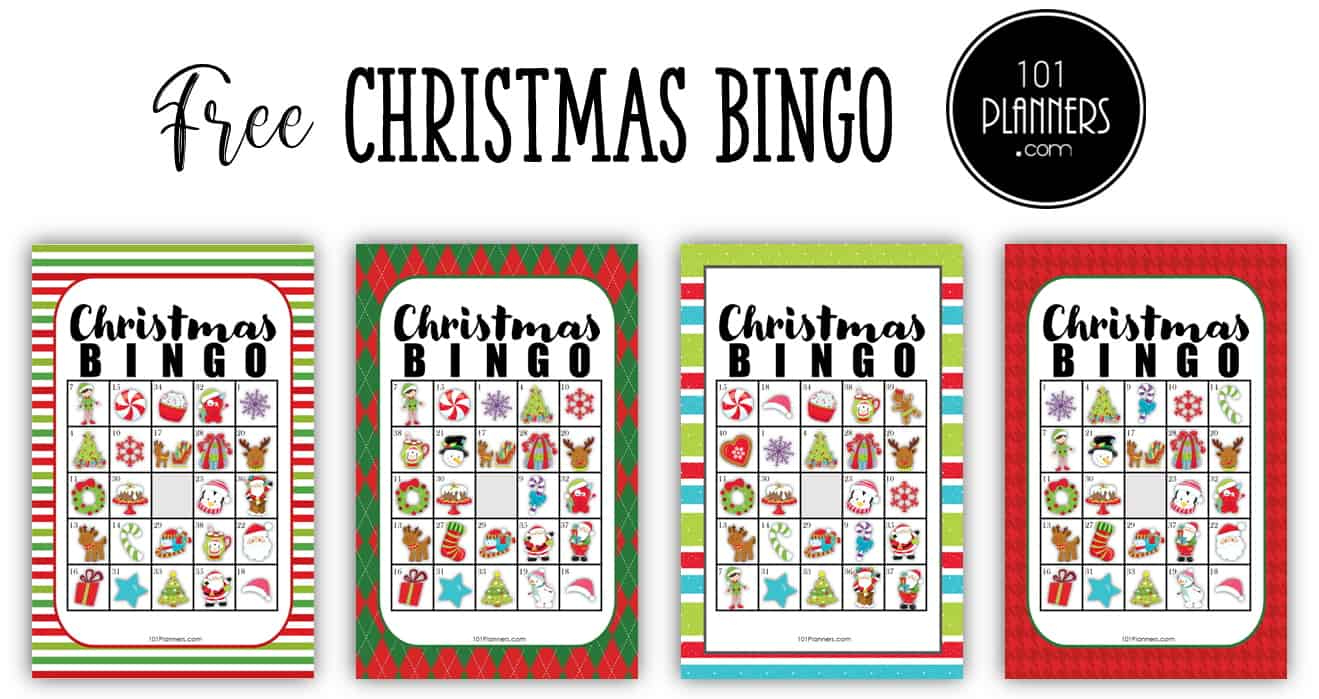 Free Christmas Bingo Printable intended for Free Holiday Bingo Cards Printable