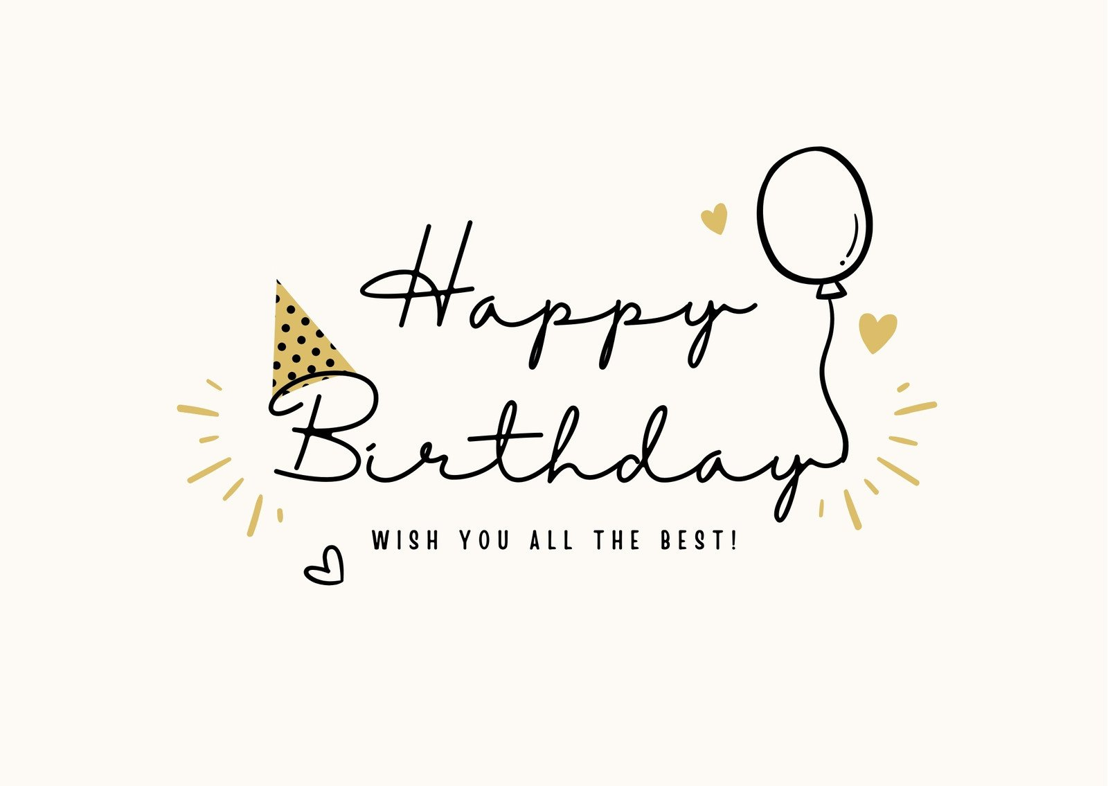 Free, Custom Printable Birthday Card Templates | Canva in Happy Birthday Printable Cards Free