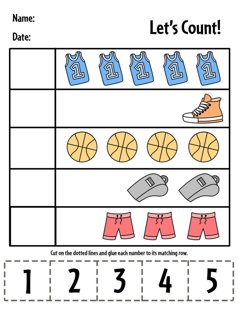 Free Cut & Paste Activities For Preschool: Variety Pack! ⋆ The pertaining to Free Printable Cut And Glue Worksheets