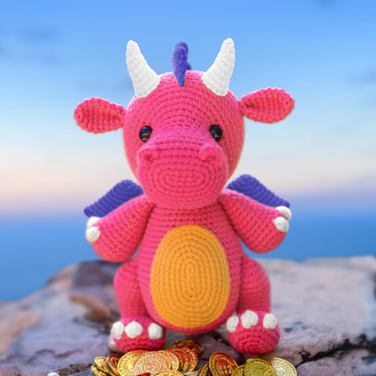 Free Dragon Crochet Pattern 🐲 within Printable Free Crochet Dragon Pattern