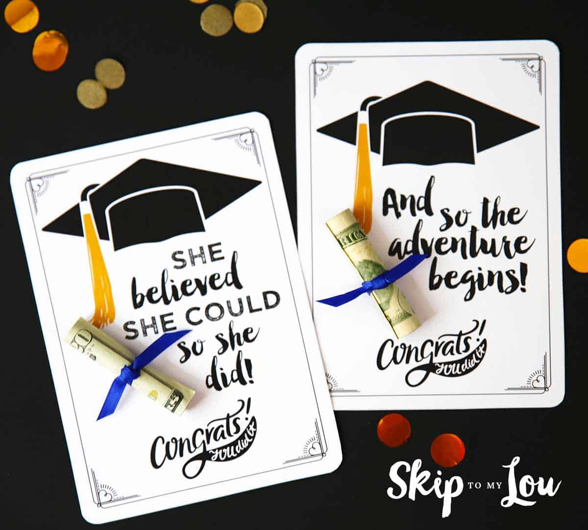 Free Graduation Cards With Positive Quotes And Cash! regarding Free Printable Graduation Cards