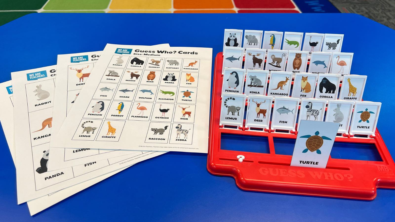 Free Guess Who Template For Teachers regarding Guess Who Game Cards Printable