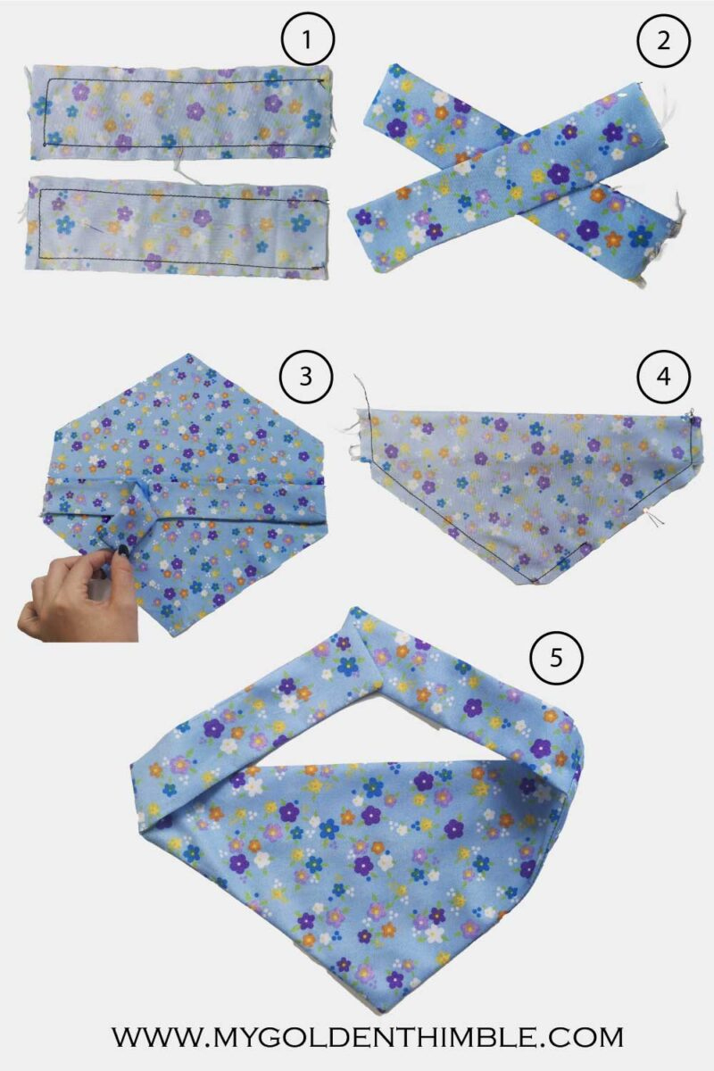 Free Pattern Making A Bandana For A Dog Diy Bandana For Dogs with regard to Dog Bandana Pattern Free Printable