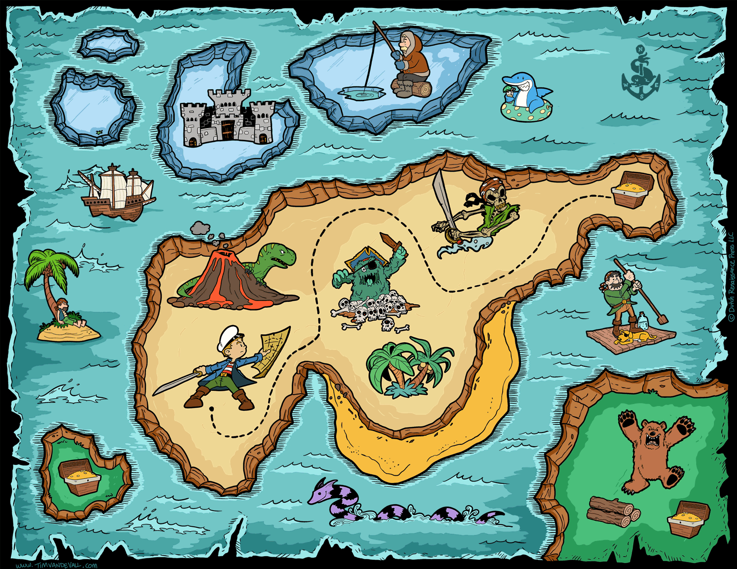 Free Pirate Treasure Maps For A Pirate Birthday Party Treasure Hunt within Free Printable Treasure Map