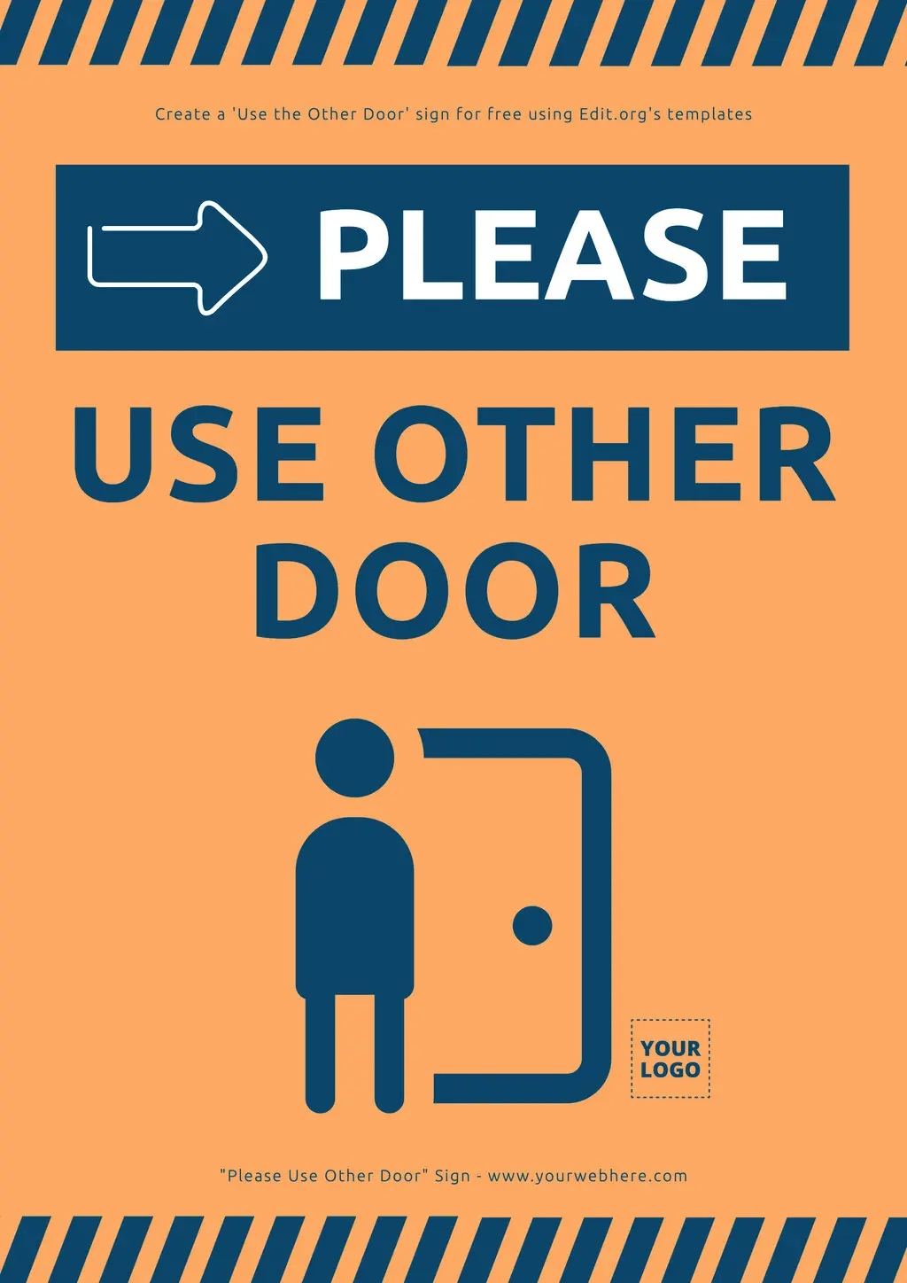 Free Please Use Other Door Sign Templates throughout Free Printable Door Sign Template
