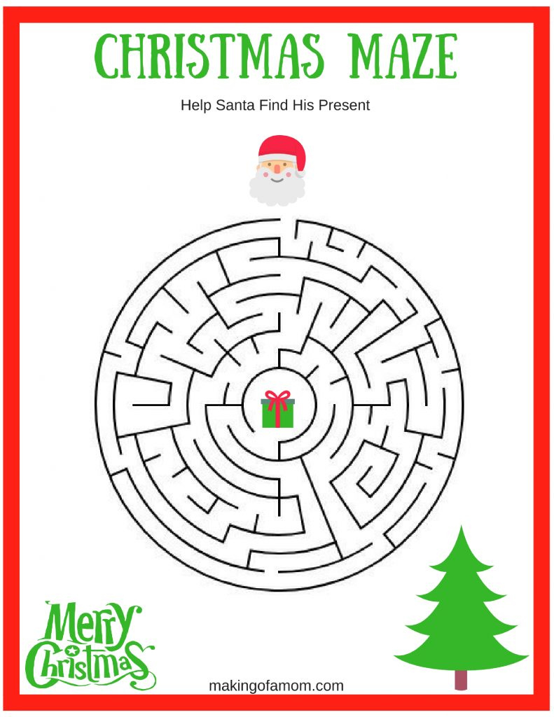 Free Printable Christmas Games - Making Of A Mom pertaining to Free Printable Games For Christmas