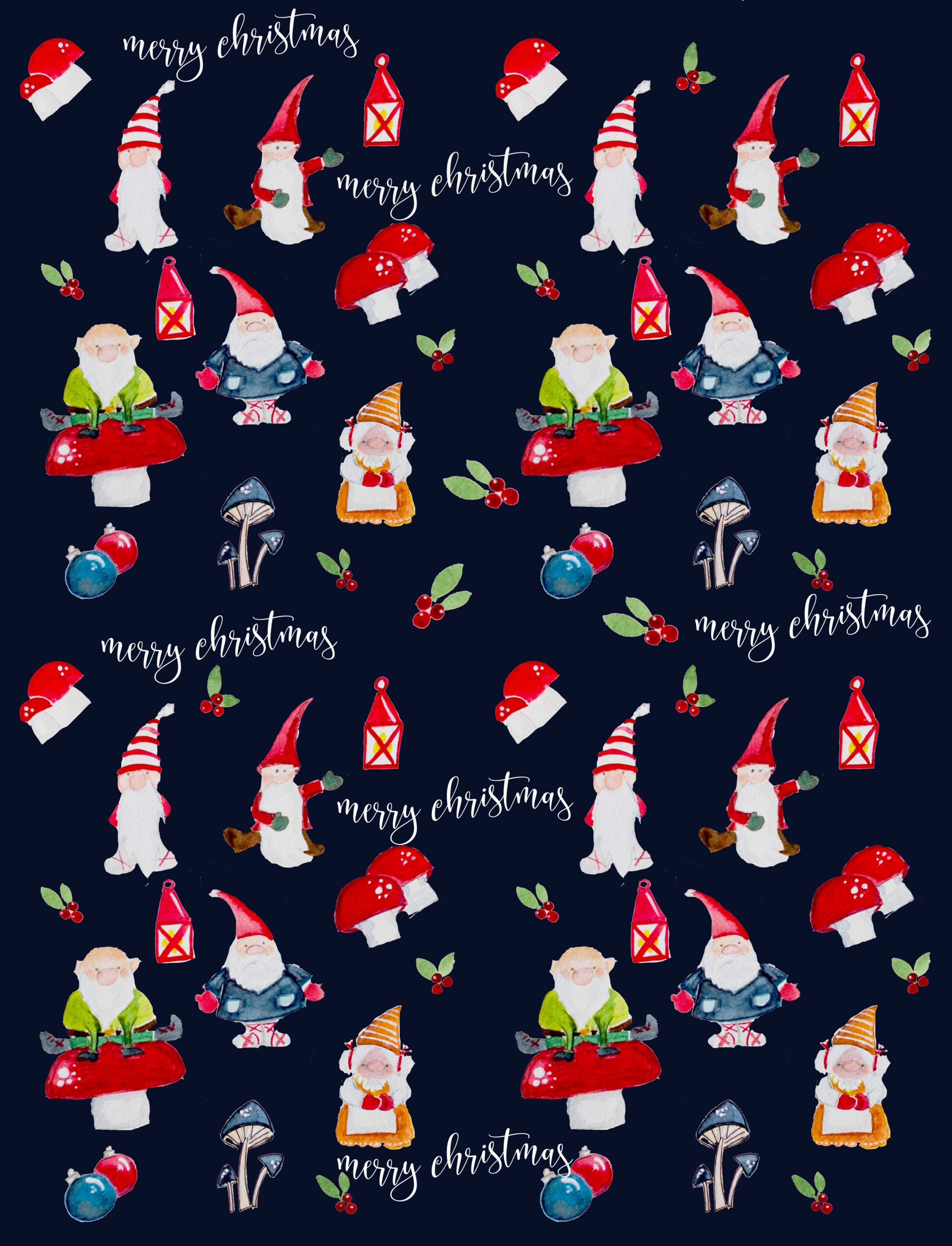Free Printable Christmas Gift Wrap throughout Free Printable Christmas Gift Wrapping Paper