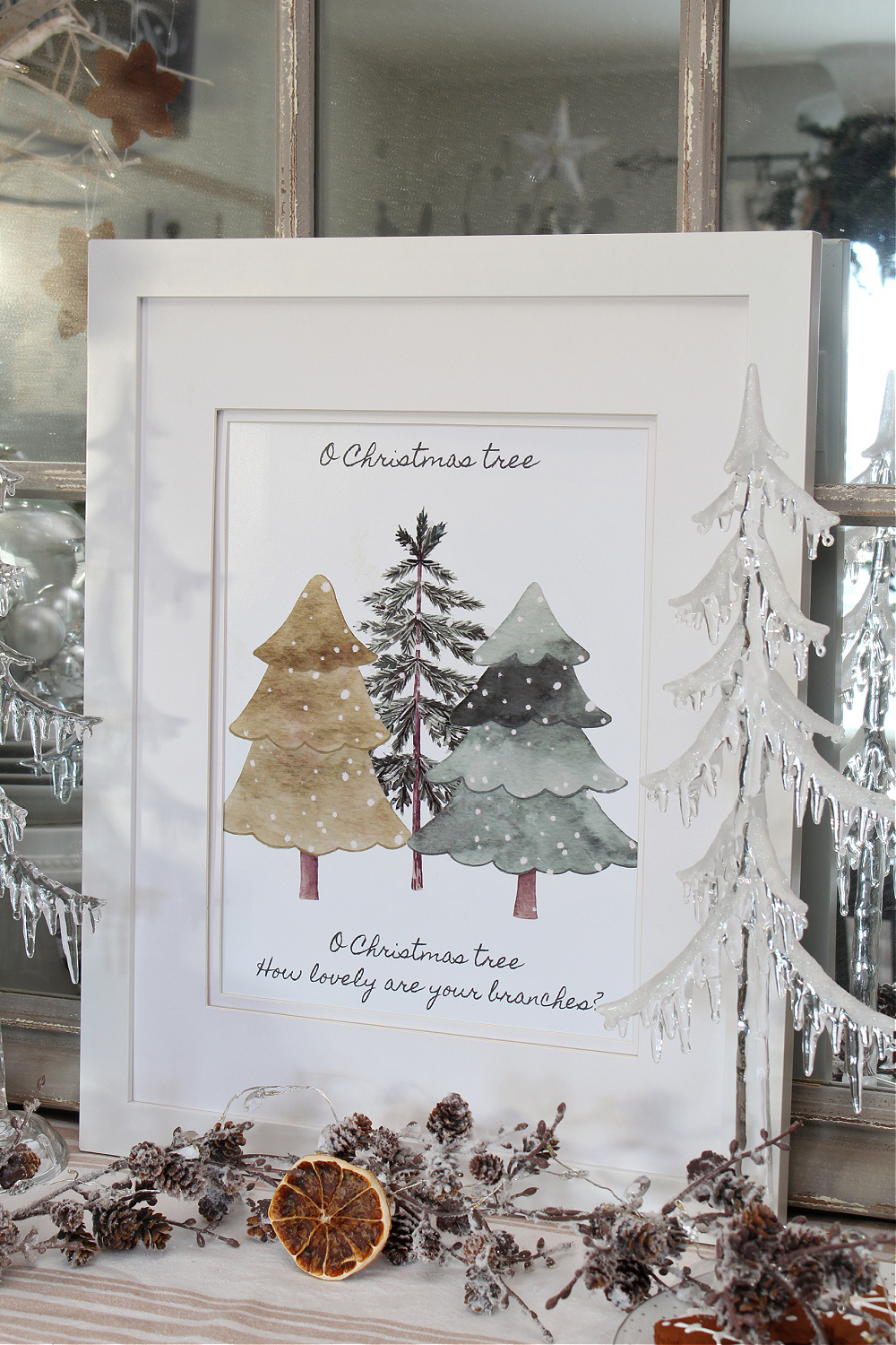 Free Printable Christmas Tree Art - Clean And Scentsible for Free Printable Christmas Images