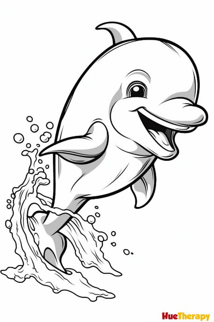 Free Printable Dolphin Coloring Pages For Kids throughout Printable Picture Of A Dolphin