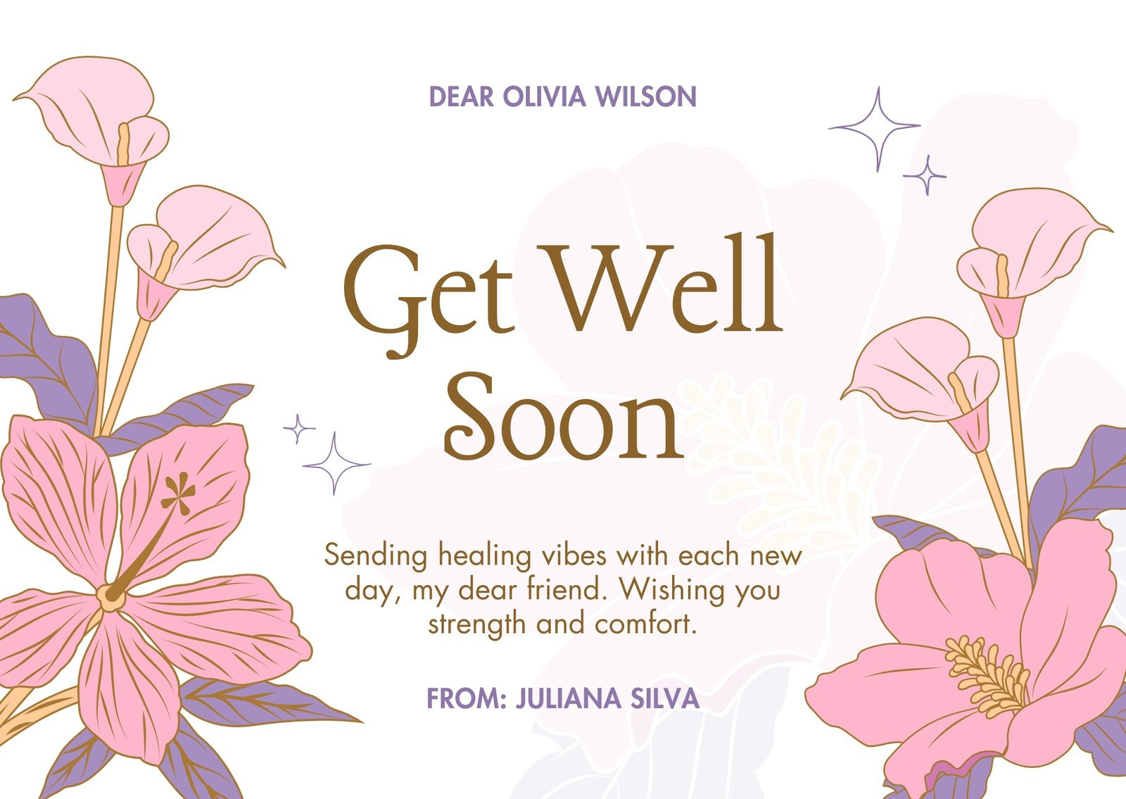 Free, Printable, Editable Get Well Soon Card Templates | Canva regarding Get Well Soon Card Printable