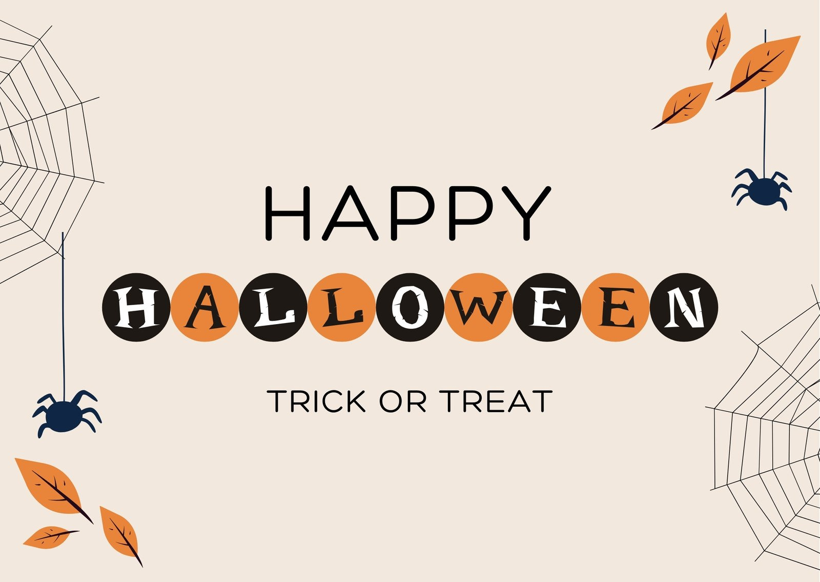 Free Printable Editable Halloween Card Templates | Canva pertaining to Template Free Printable Halloween Cards