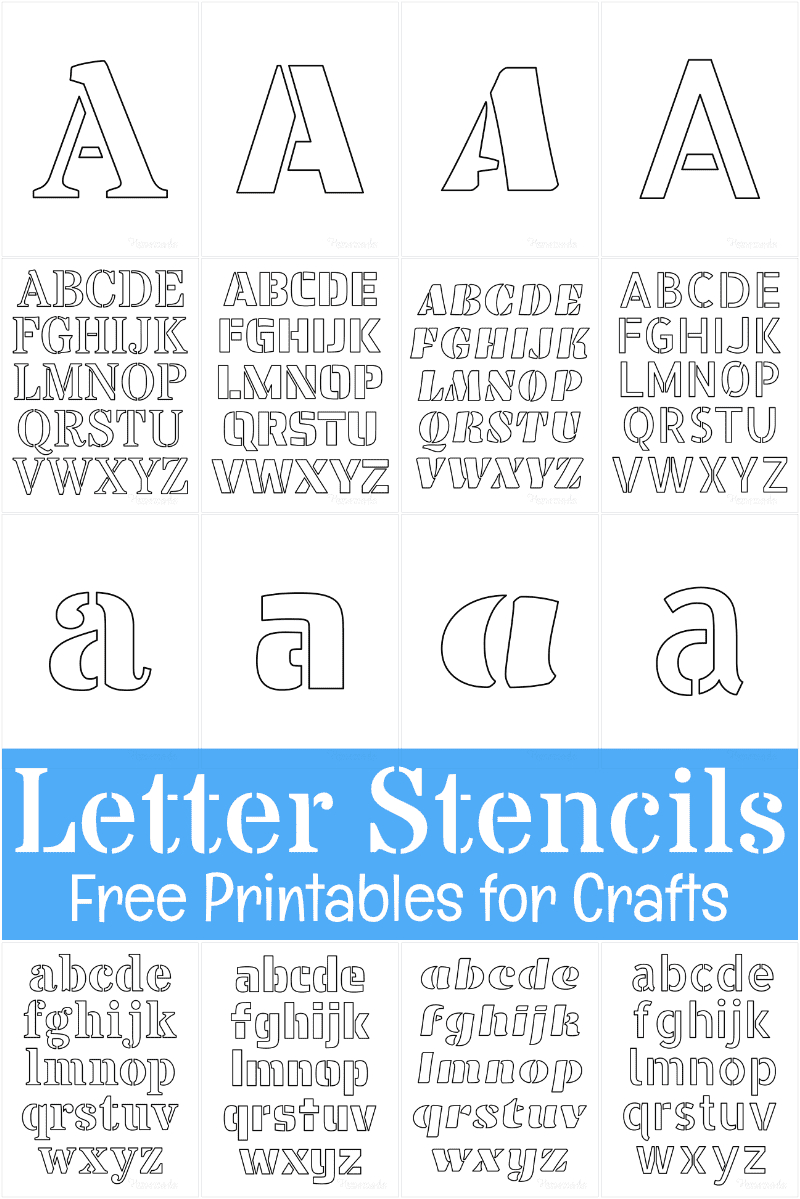Free Printable Letter Stencils For Crafts regarding Free Printable Letter Stencils Free Download