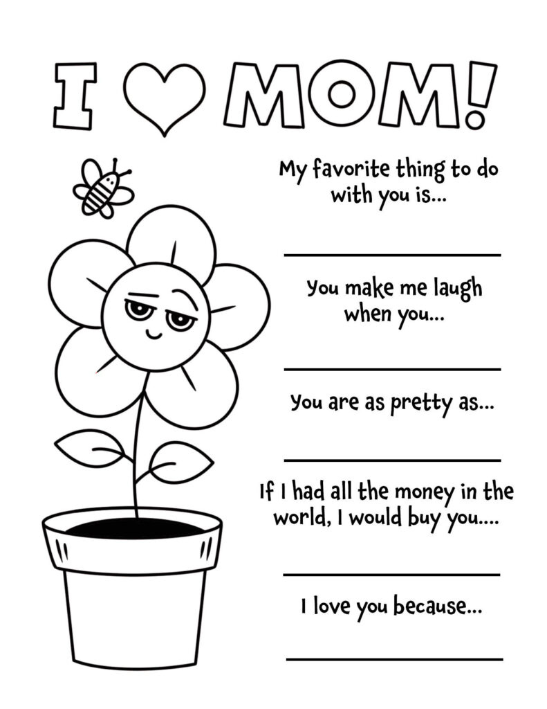 Free Printable Mothers Cute Mothers Day Crafts For Kids Day Crafts throughout Free Printable Mothers Day Crafts