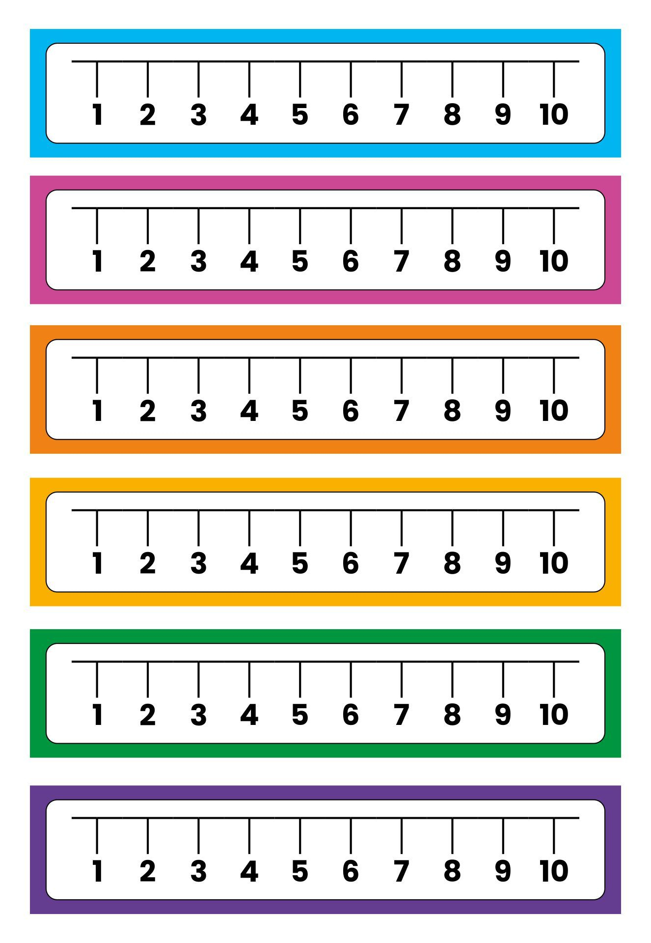 Free Printable Number Line Up To 10, Download Free Printable inside Printable Number Line 1-10