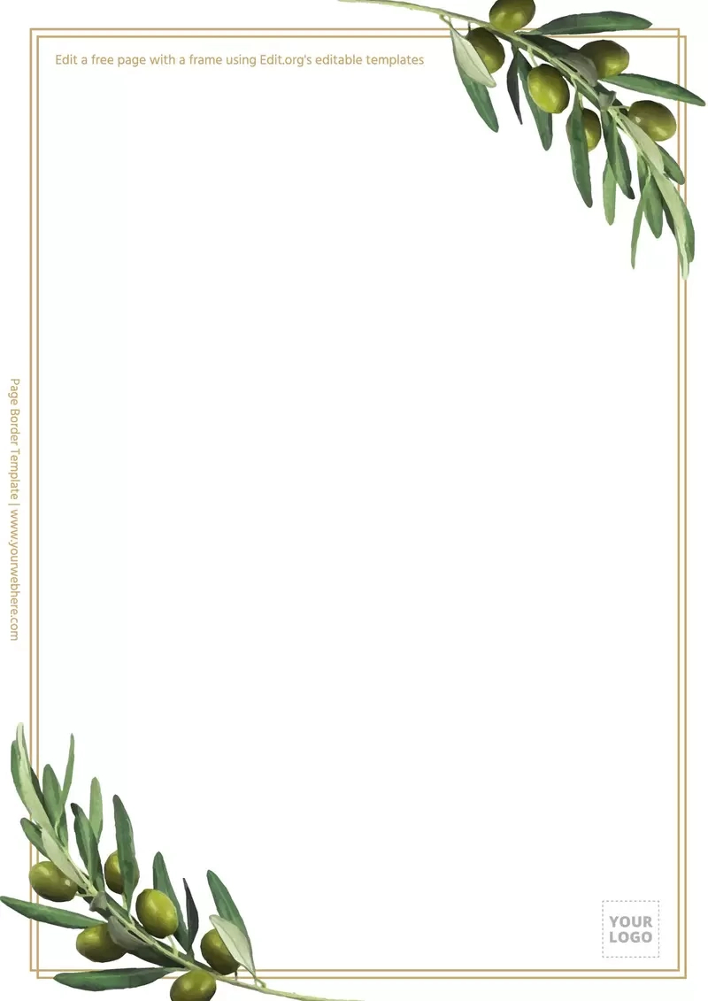 Free Printable Page Border Templates within Free Printable Borders For Paper