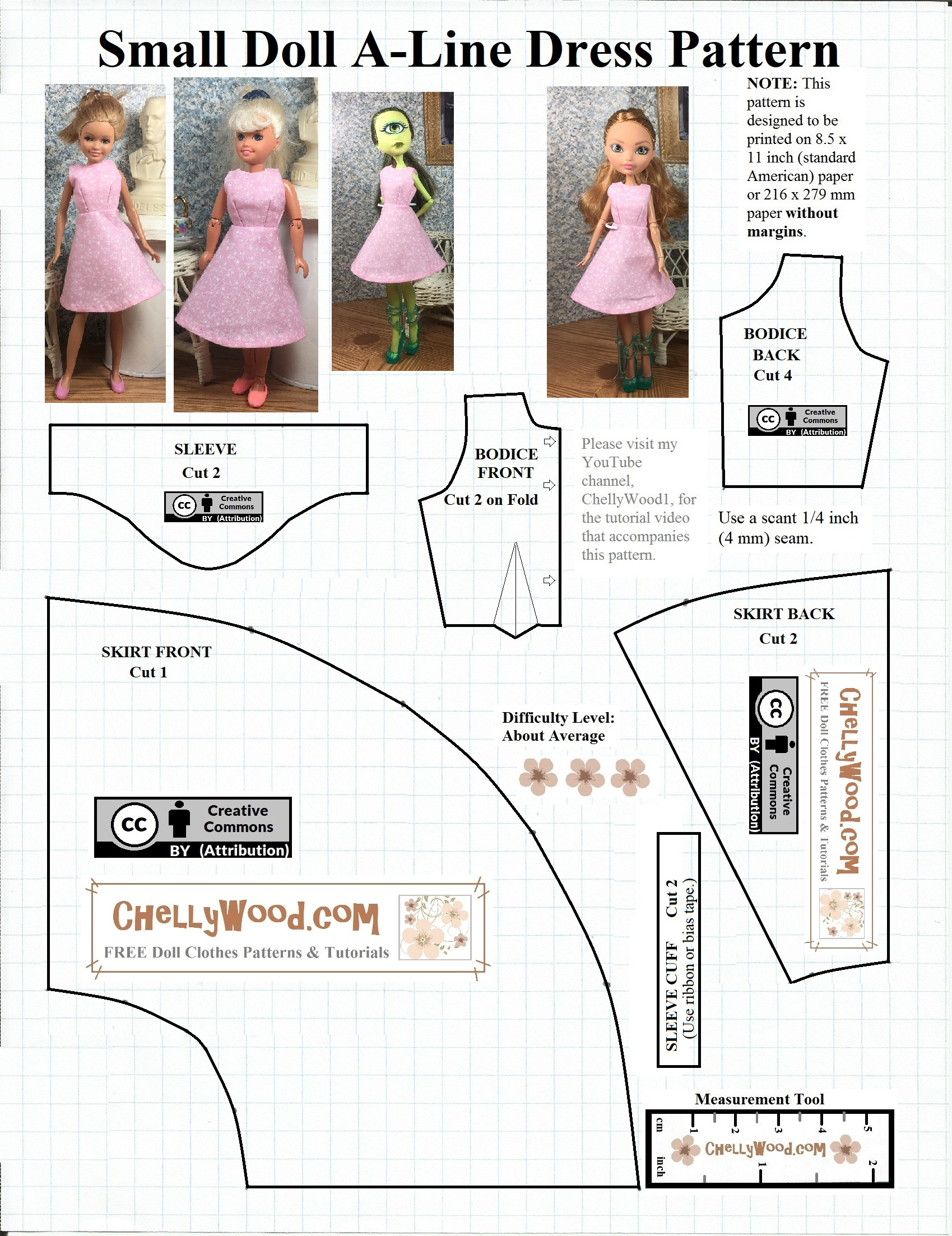 Free Printable #Sewing Pattern For Small #Dolls - Free Doll with regard to Free Printable Patterns For Sewing